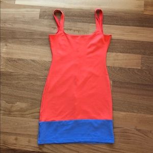 American Apparel Color Block Mini Dress